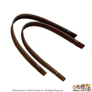 【布藝漾小舖】純手工頂級簡約線型提把(大)淺咖