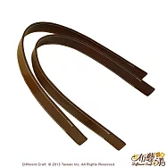 【布藝漾小舖】純手工頂級簡約線型提把(大)香檳金