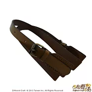 【布藝漾小舖】純手工頂級側皮帶造型可調提把香檳金