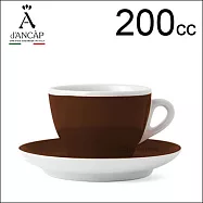 d’ANCAP Torino 卡布咖啡杯盤組-咖啡色 200cc (1杯1盤) HG9375