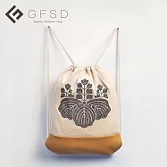 【GFSD】戰國武將家徽-【豐臣秀吉】後背包-礦黑