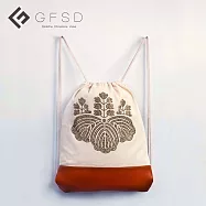 【GFSD】戰國武將家徽-【豐臣秀吉】後背包-金