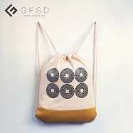 【GFSD】戰國武將家徽-【真田幸村】後背包-礦黑