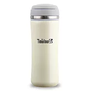 Timolino 珍珠色系TT真空隨身杯-附茶網350cc珍珠白