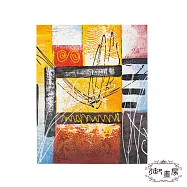 御畫房《歡天喜地》 手繪抽象油畫-40*50cm無框掛畫(客製商品)