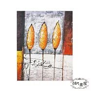 御畫房《銀花火樹》 手繪抽象油畫-40*50cm無框掛畫(客製商品)