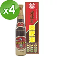 【丸吉】老陳年 純釀甲等壼底油膏420ml (4入)