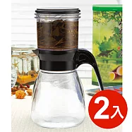 Artist 台灣製玻璃茶葉快速沖泡壺800cc-2入