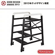 【長谷川Hasegawa設計好梯】Camber DE-4B 設計傢俱梯 黑色-4階(79cm)