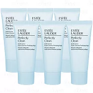 【即期良品】ESTEE LAUDER 雅詩蘭黛 細緻煥采雙效淨化潔面乳(30ml)*6(公司貨)