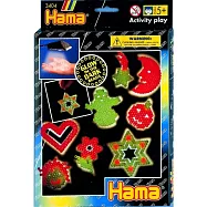 《Hama 拼拼豆豆》1,500顆夜光拼豆主題樂園包-夜光Party