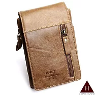 【H-CT】大尺寸多功能可掛式真皮手機套小腰包-大(SBR6306-Z)