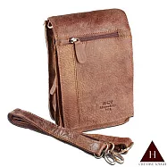 【H-CT】直式簡約真皮斜背腰包-大(B002-A-Z)