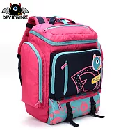 [Mamae] 韓國DevilWing小惡魔男女童2合1書包(書包+手提袋) 兒童背包 學生書包 開學粉紅色