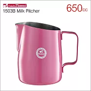 Tiamo 1503B 斜口拉花杯(尖口)650cc (HC7110)粉紅(PK)