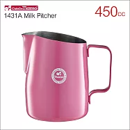 Tiamo 1431A 斜口拉花杯(圓口)450cc (HC7106)粉紅(PK)