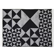 Verpan VP MIRROR 三稜幾何蓋毯(黑)