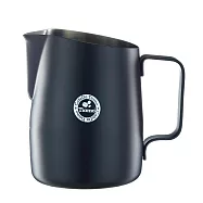 Tiamo 1431B 斜口拉花杯(尖口)450cc (HC7107)黑色(BK)