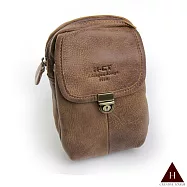 【H-CT】輕巧隨身款可掛式真皮小腰包(A305-1-Z)