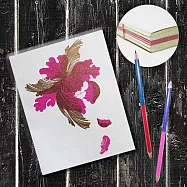 【孔夫子小姐】慢活手工道林紙筆記本 游樂系列(魚躍)