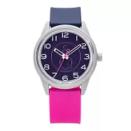 Q&Q SmileSolar 經典升級版數字款太陽能錶-048 紅粉佳人/40mm