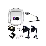 二聯雙燈60cm攝影棚燈組TK-6