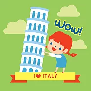 LOVIN 超萌韓版數字油畫城市系列比薩斜塔(12) 1幅無