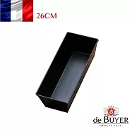 法國【de Buyer】畢耶烘焙『輕礦藍鐵烘焙系列』長方型蛋糕模 26x11x8cm
