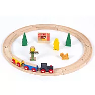 【Mentari 木製玩具】開心農場小火車組(暢銷入門款)