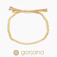 GORJANA POWER GEM 金色平衡骨 可調式能量手鍊 黃水晶 豐足旺盛自信