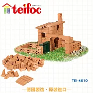 【德國teifoc】益智磚塊建築玩具庭院小平房-TEI4010