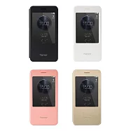 HONOR榮耀 原廠4X 視窗感應書本式皮套 (盒裝) 粉色