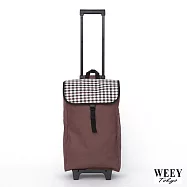 WEEY 時尚輕巧購物車、菜籃車、載運車 (咖啡) 96D1