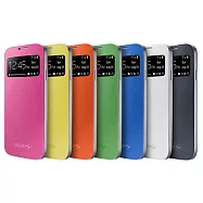 SAMSUNG GALAXY S4 S VIEW 原廠透視感應皮套 (盒裝)白色