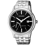 CITIZEN Eco-Drive 捍衛戰士光動能日期時尚腕錶-AW7000-58E