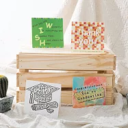 【GFSD】水鑽精品手工賀卡-畢業感謝祝福卡(4入)