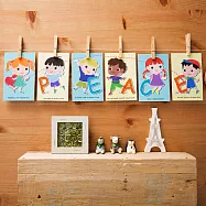 【GFSD】水鑽精品手工賀卡-萬用卡-愛和平(6入)