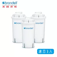 【Brondell】美國邦特爾 H2O+ 八周長效濾芯(3入)