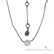 【安垛小姐】Endro手作輕珠寶 天上之星蛋白石項鍊 925純銀