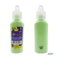 愛玩色 兒童無毒彩繪玻璃貼- 彩膠筆 22 ML - 色號 03 單支-台灣製