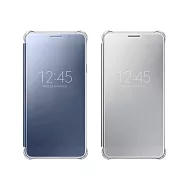 SAMSUNG GALAXY A7 (2016 年新版) Clear View 原廠全透視感應皮套 (台灣代理商-盒裝)藍色