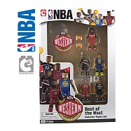 【C3 TOYS】超可動積木人偶NBA系列-明星球員5入套組 西區 21544