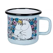 【芬蘭Muurla】嚕嚕米系列-甜心琺瑯馬克杯370cc(藍色)咖啡杯/琺瑯杯/情人節禮物