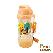 祝福森林 無毒滑蓋雙層水壺-粉膚