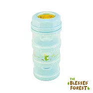 祝福森林 旋轉式無毒獨立奶粉盒(小) -水藍