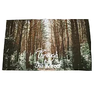 【DESTINO STYLE】日本文青風自然系肩背野餐墊(小)森林