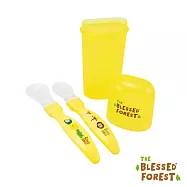 祝福森林 果汁果泥無毒湯匙組-檸檬黃