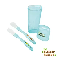 祝福森林 無毒成長湯匙組 -水藍