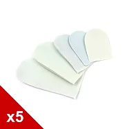 糊塗鞋匠 優質鞋材 E14 乳膠後跟墊 5雙 A02 B1