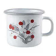 【芬蘭Muurla】雪莓琺瑯馬克杯250cc /咖啡杯/琺瑯杯